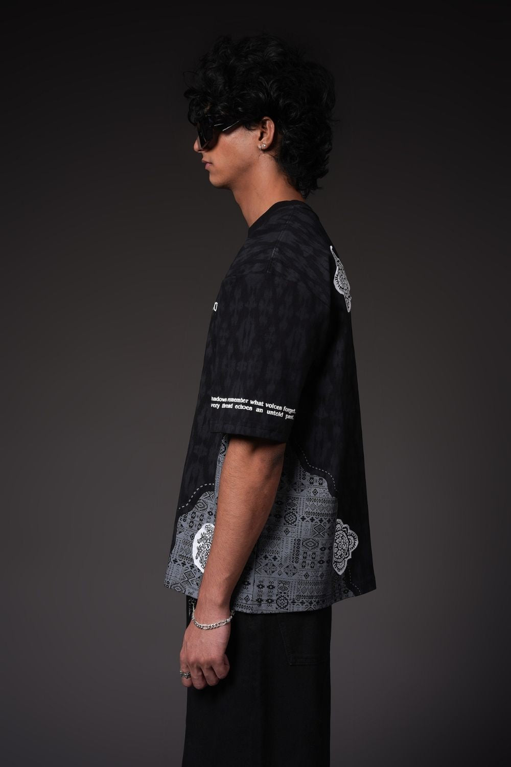 Split Terrain Streetwear Oversized T-Shirt