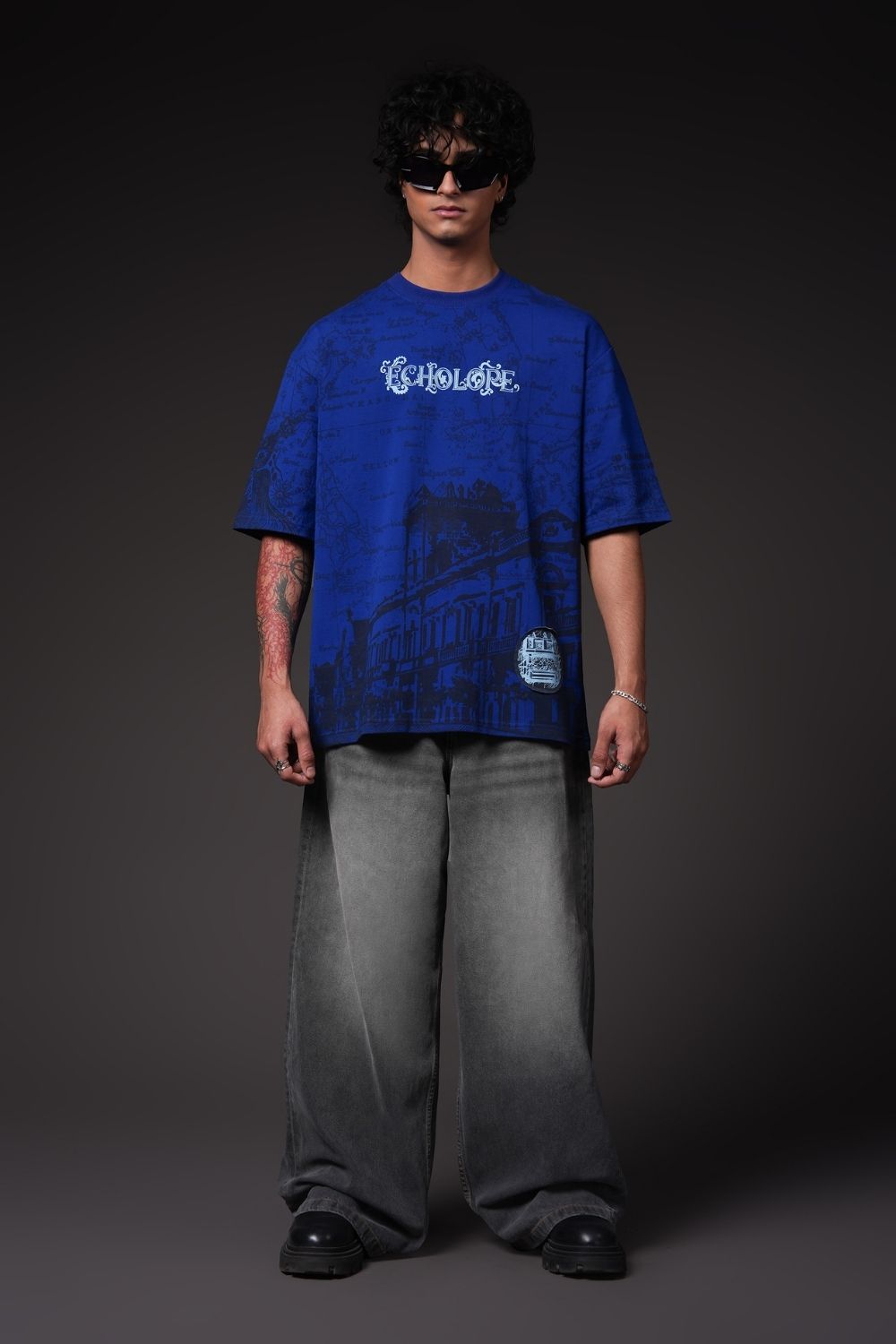 Midnight Streetwear Oversized T-Shirt