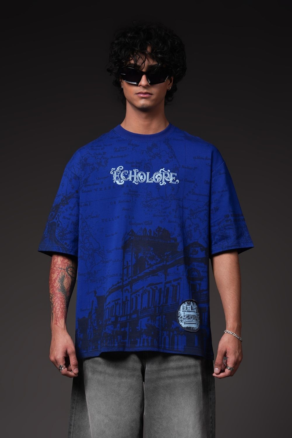 Midnight Streetwear Oversized T-Shirt