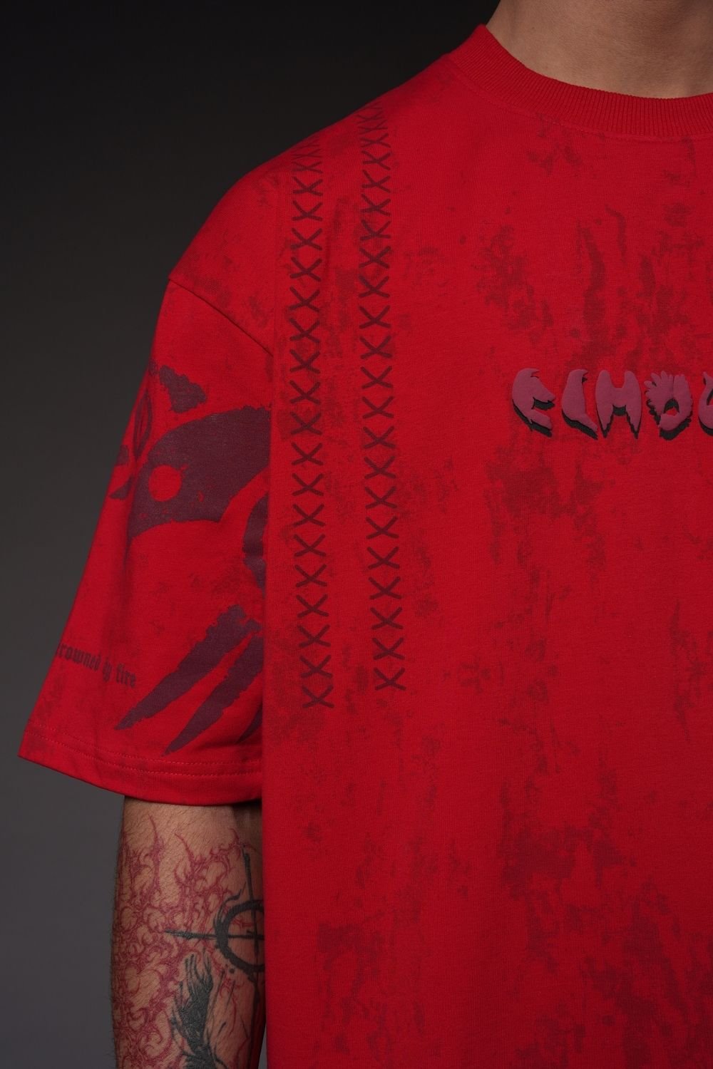 Ash Reborn Streetwear Oversized T-Shirt - Echolope