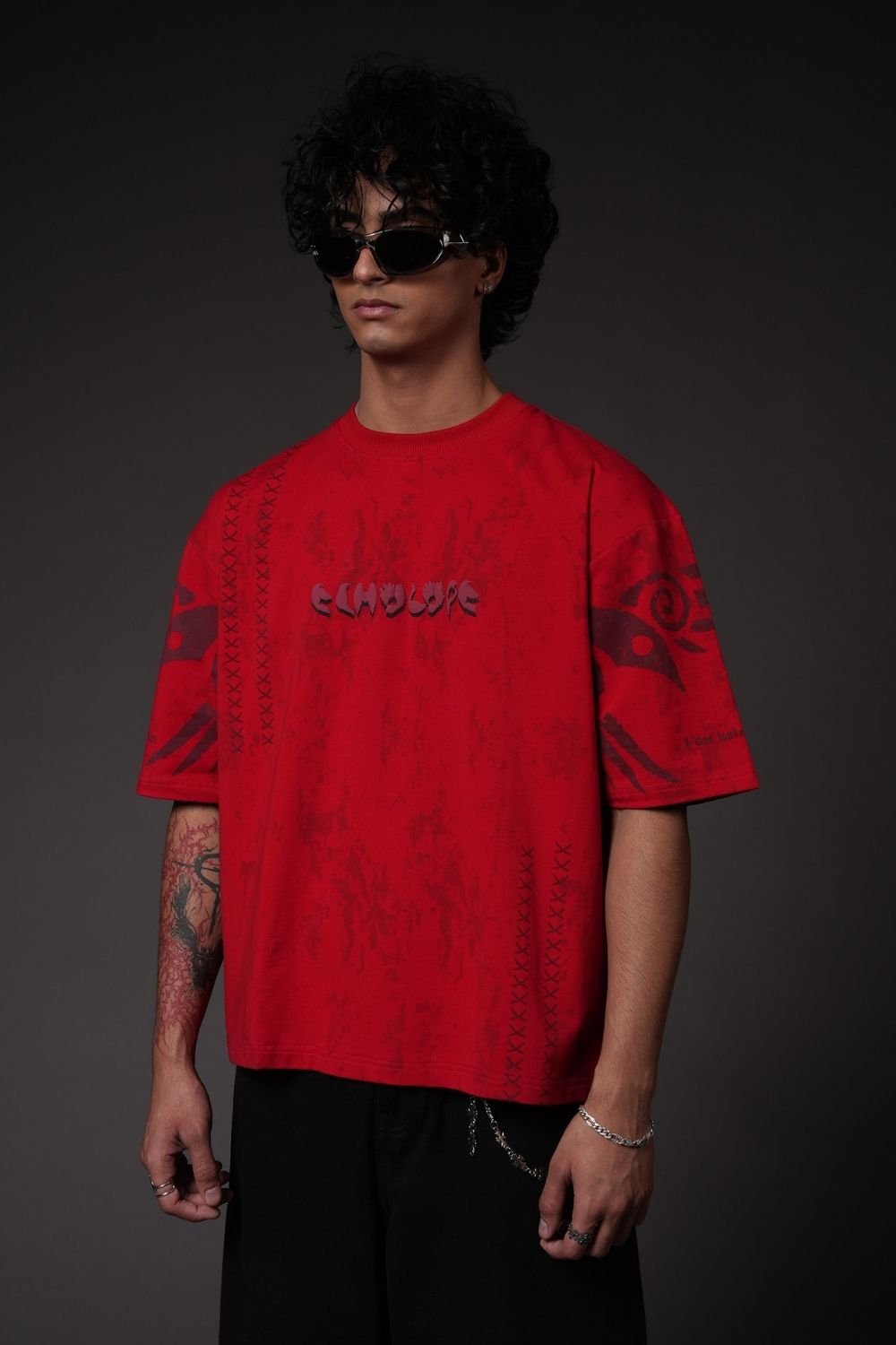 Ash Reborn Streetwear Oversized T-Shirt - Echolope