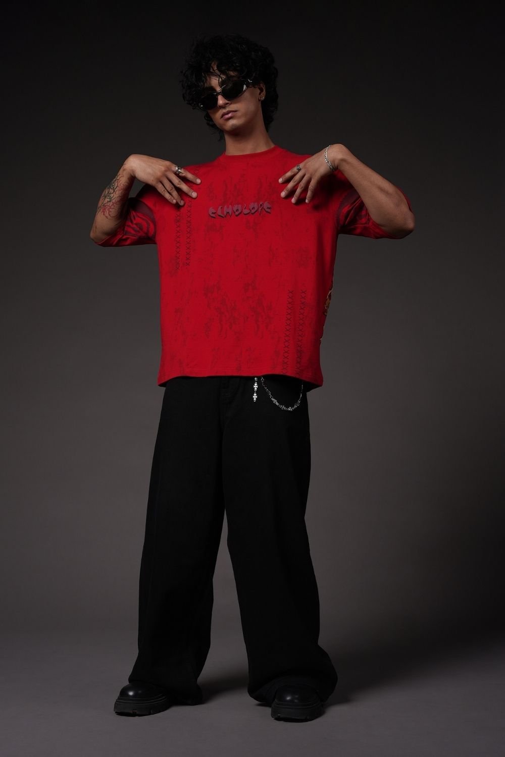 Ash Reborn Streetwear Oversized T-Shirt - Echolope