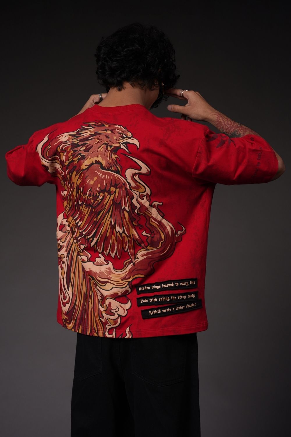 Ash Reborn Streetwear Oversized T-Shirt - Echolope