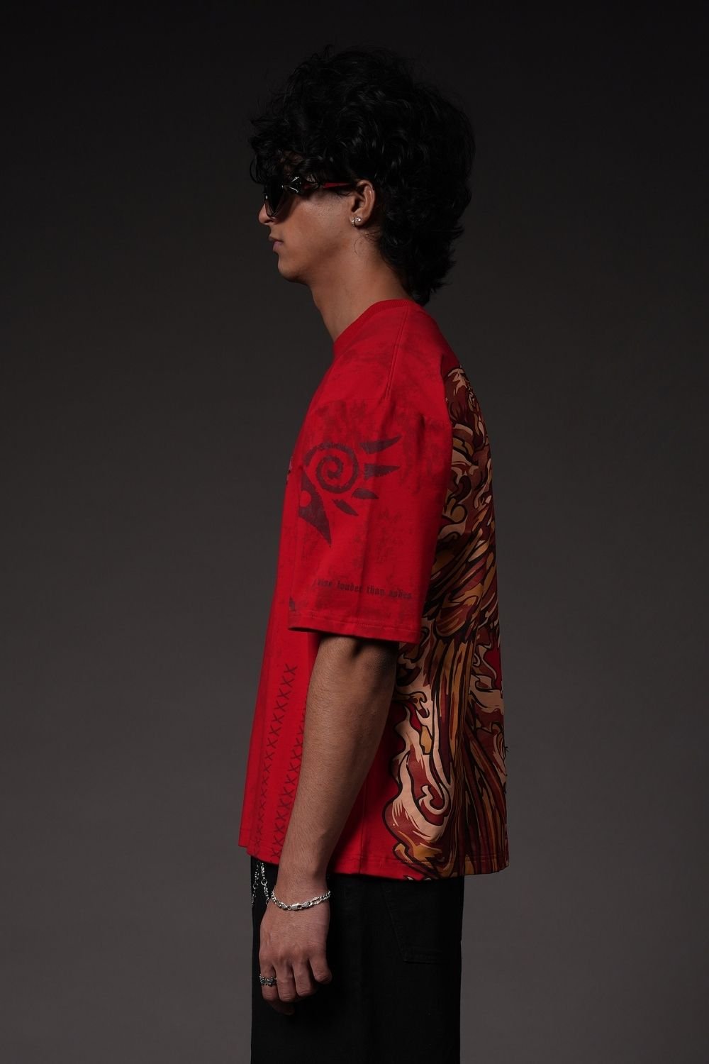 Ash Reborn Streetwear Oversized T-Shirt - Echolope