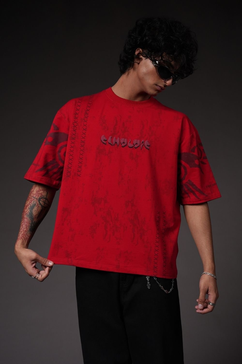 Ash Reborn Streetwear Oversized T-Shirt - Echolope