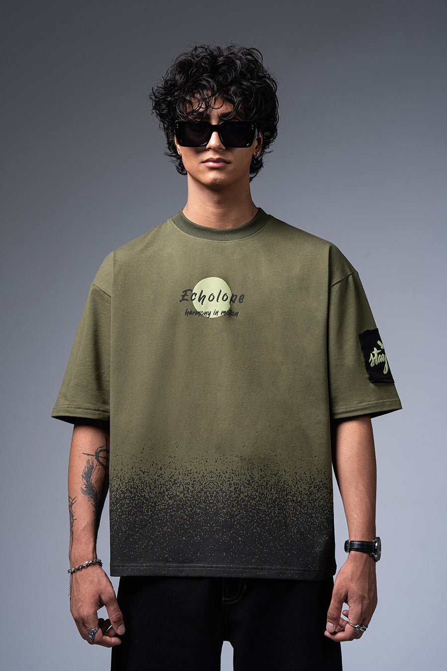 Harmony Oversized Graphic T-Shirt - Echolope