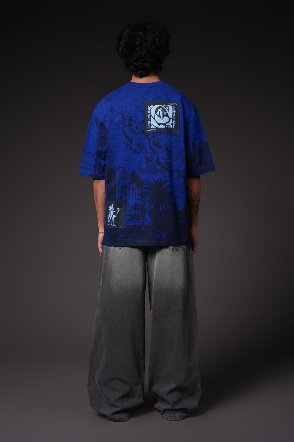 Midnight Streetwear Oversized T-Shirt - Echolope