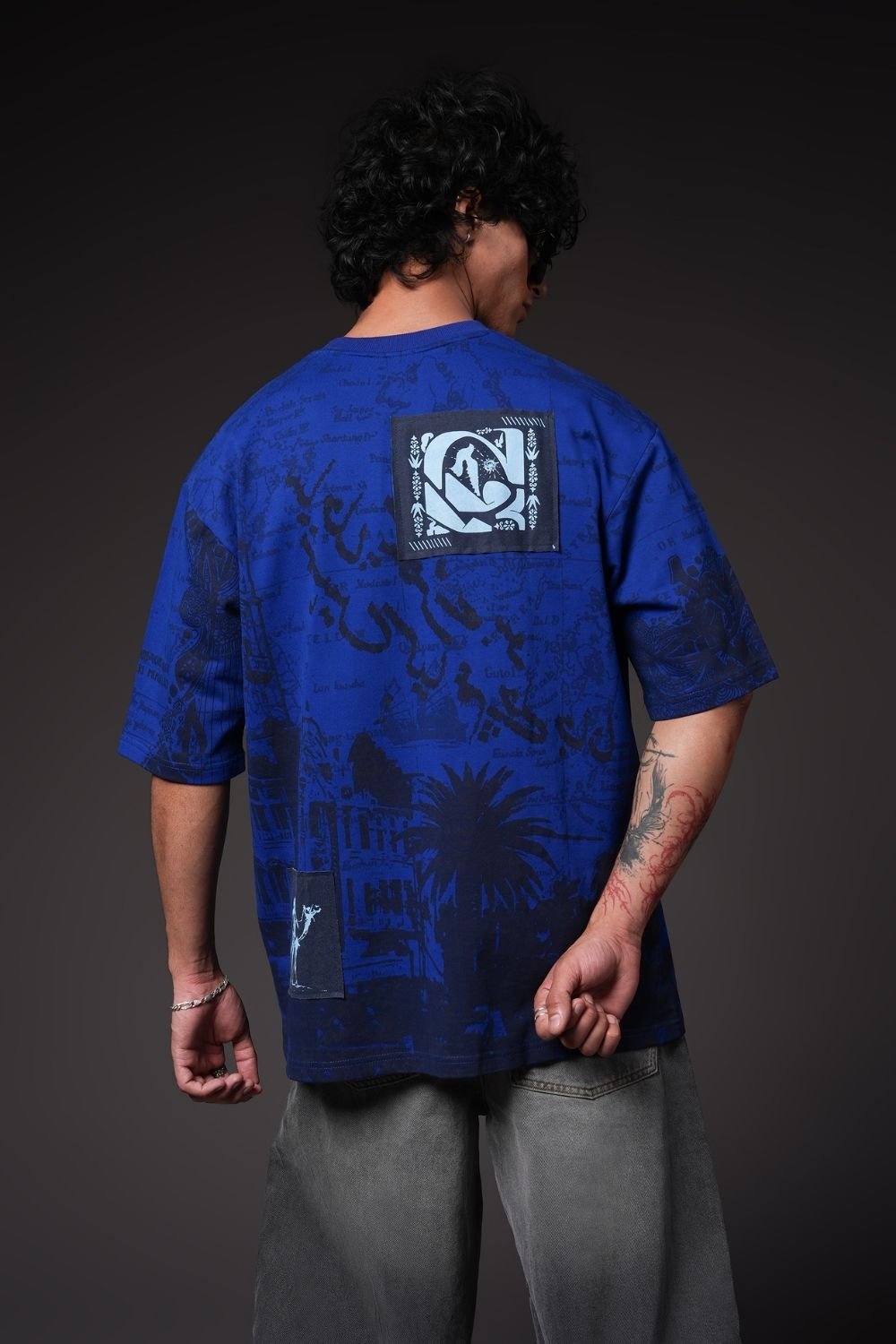 Midnight Streetwear Oversized T-Shirt - Echolope