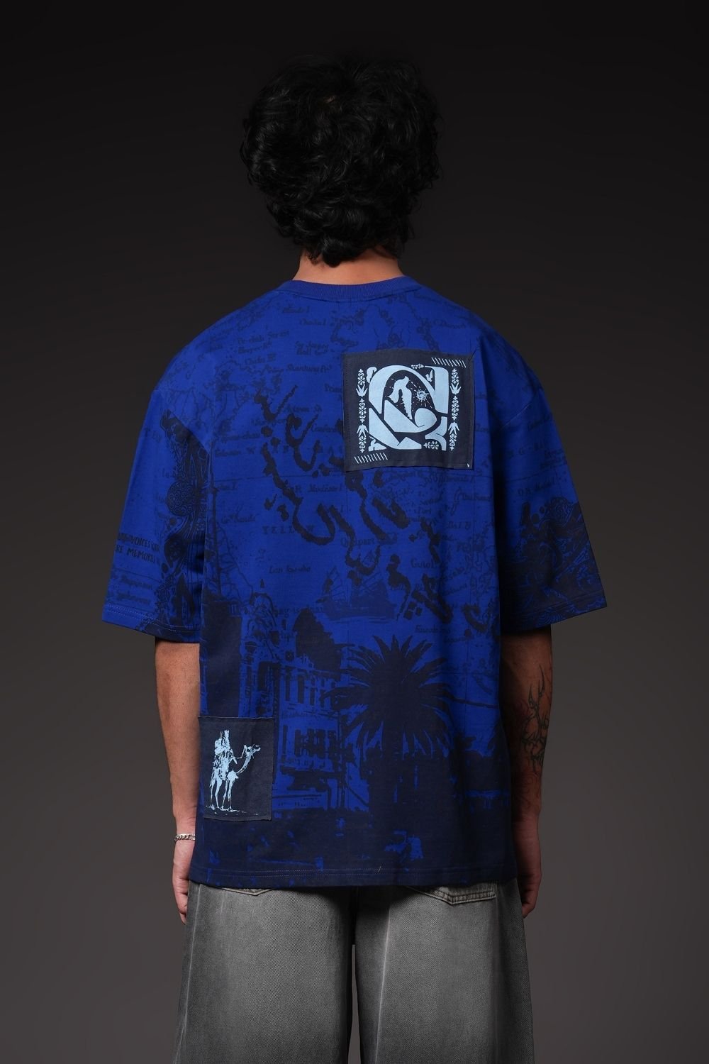 Midnight Streetwear Oversized T-Shirt - Echolope