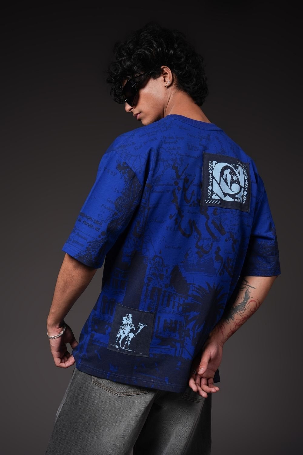 Midnight Streetwear Oversized T-Shirt - Echolope
