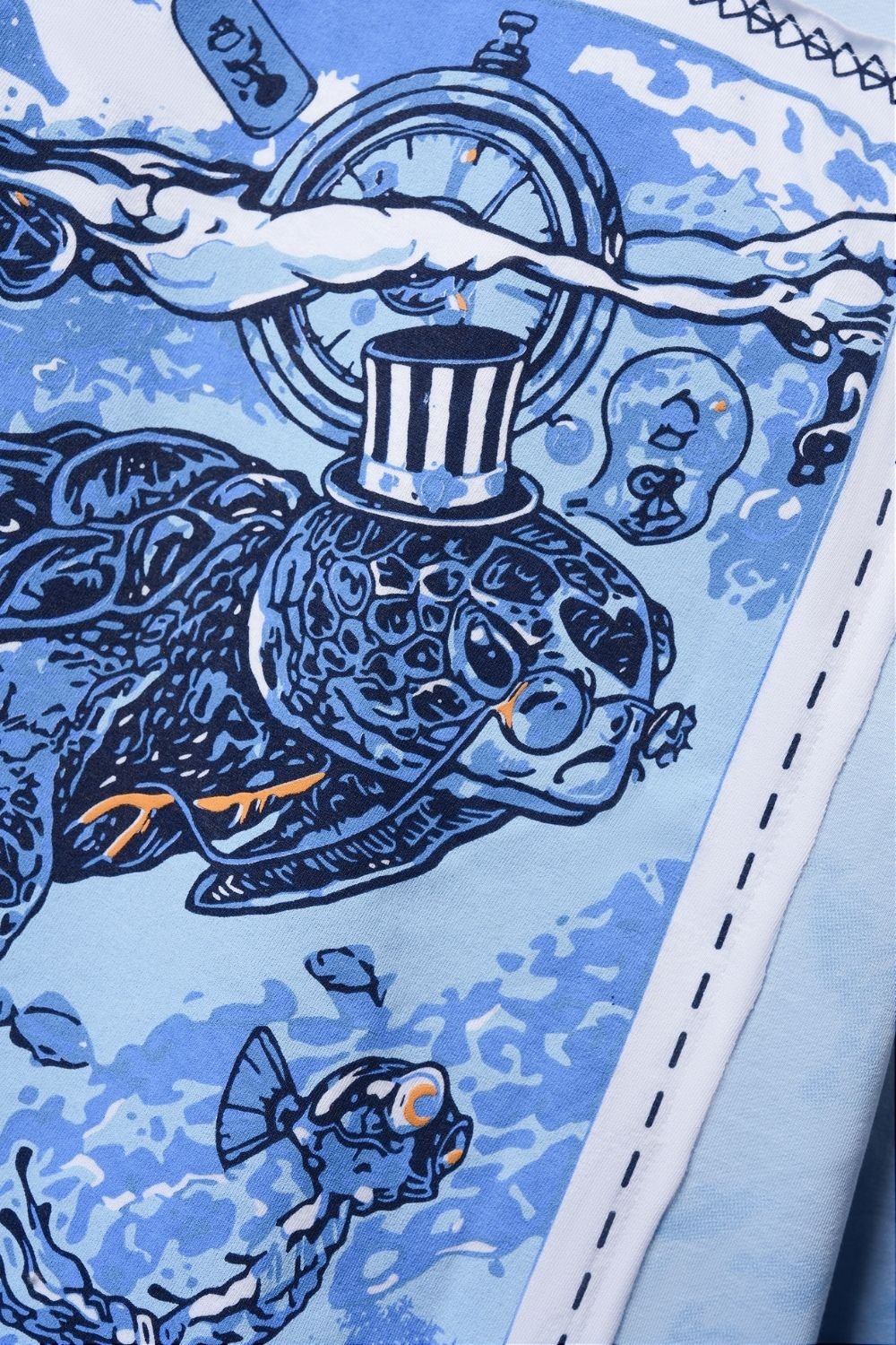 Timeless Tide Oversized Graphic T-Shirt - Echolope