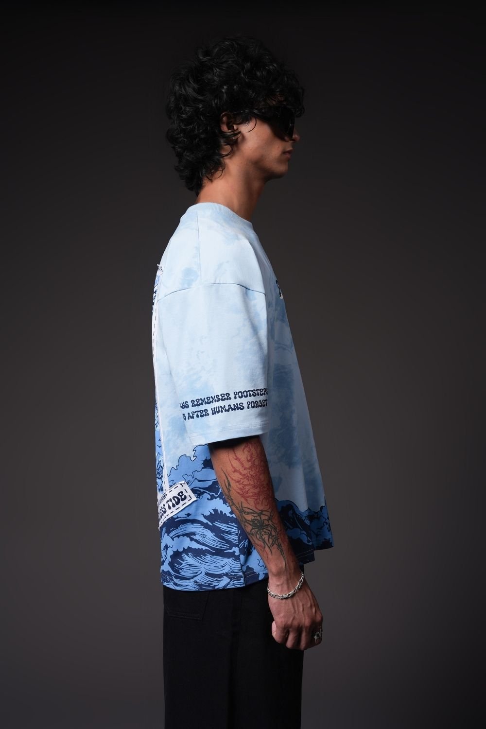 Timeless Tide Oversized Graphic T-Shirt - Echolope