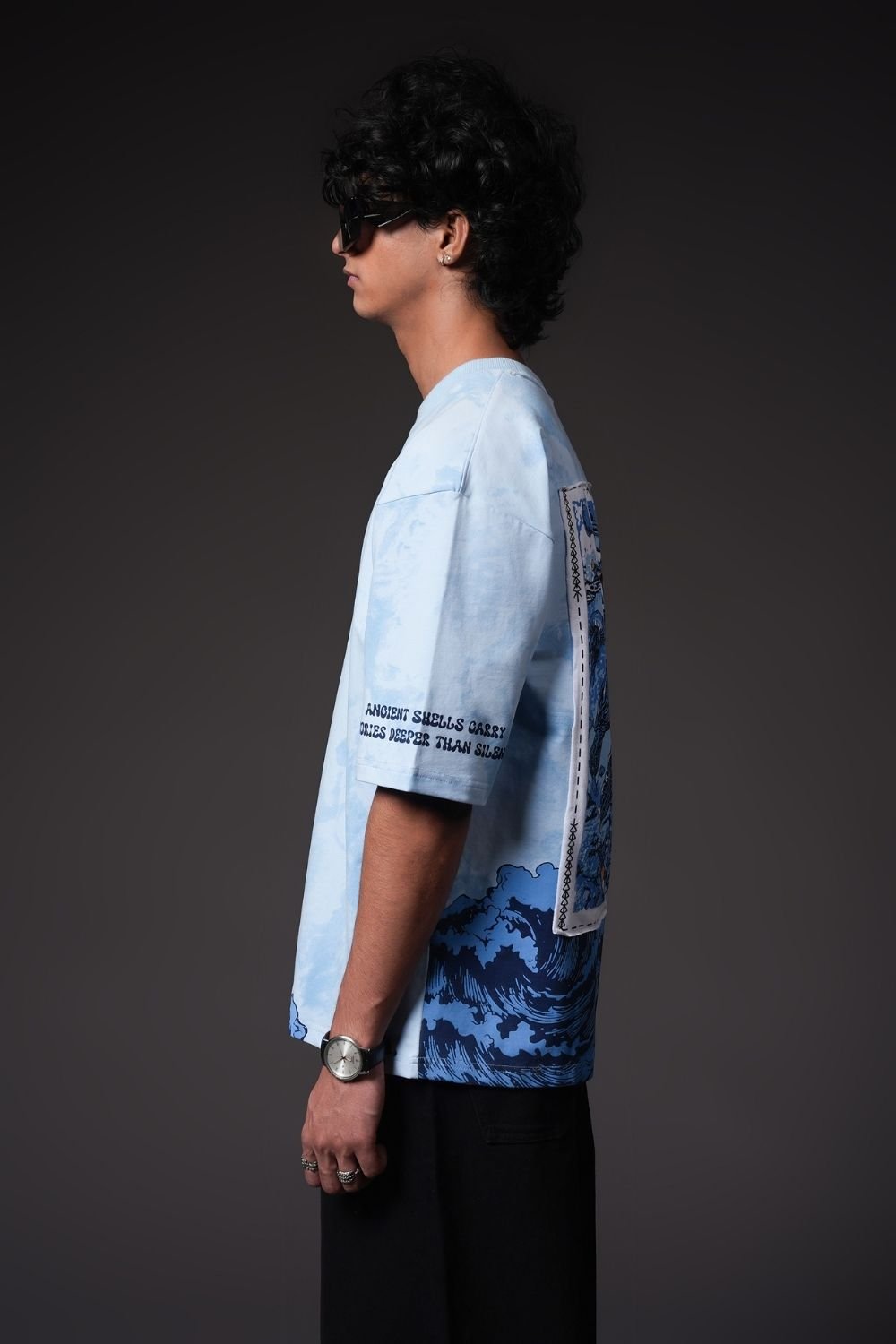 Timeless Tide Oversized Graphic T-Shirt - Echolope